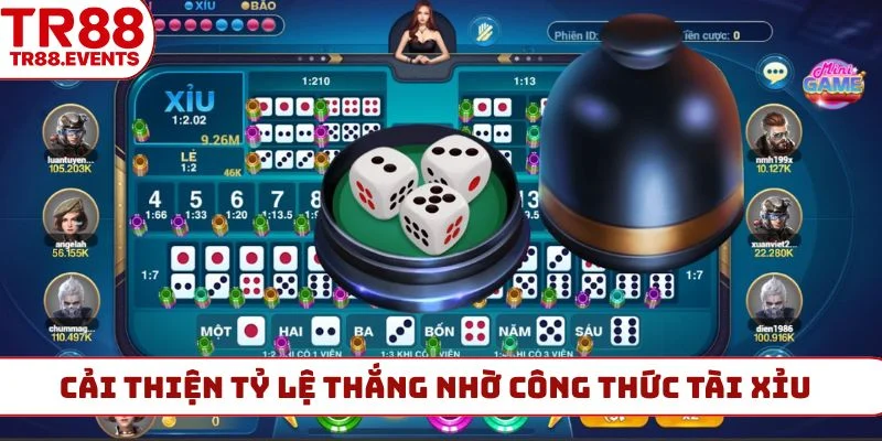 Cải thiện tỷ lệ thắng nhờ công thức tài xỉu